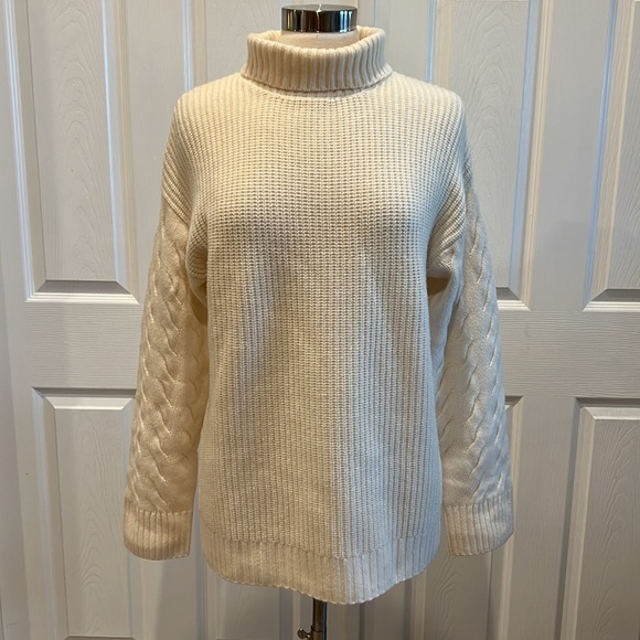 NAP Cashmere Blend Turtleneck Sweater - Picture 8 of 8